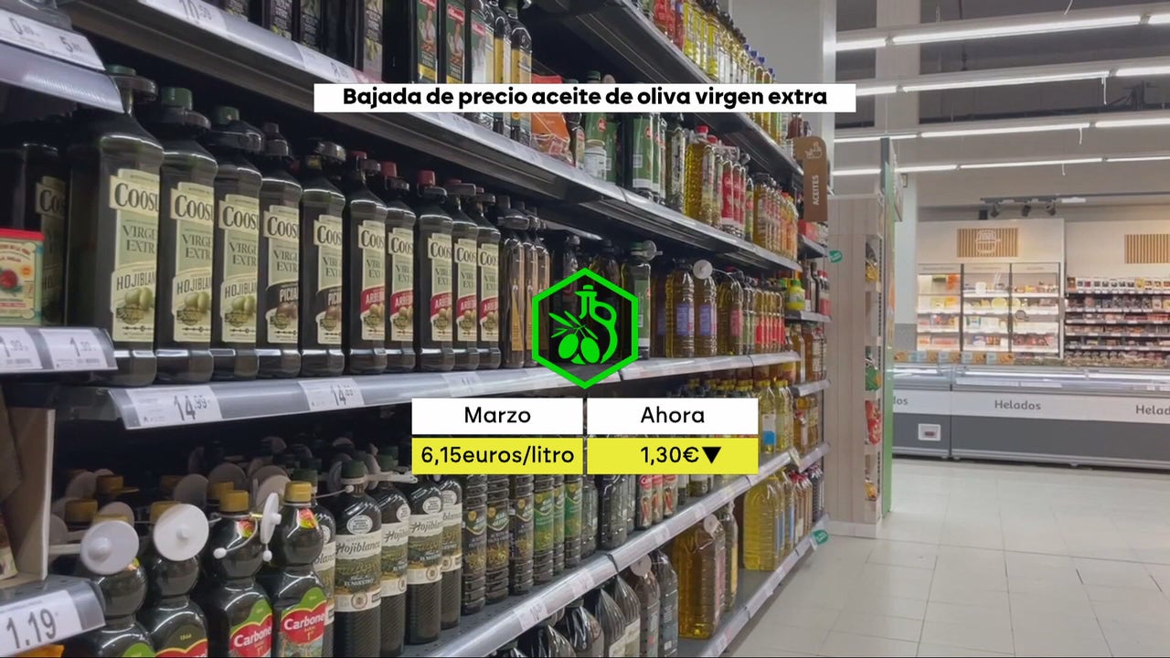 The price drop at the origin of the oil arrives at the supermarkets and the extra low virgin of the five euros