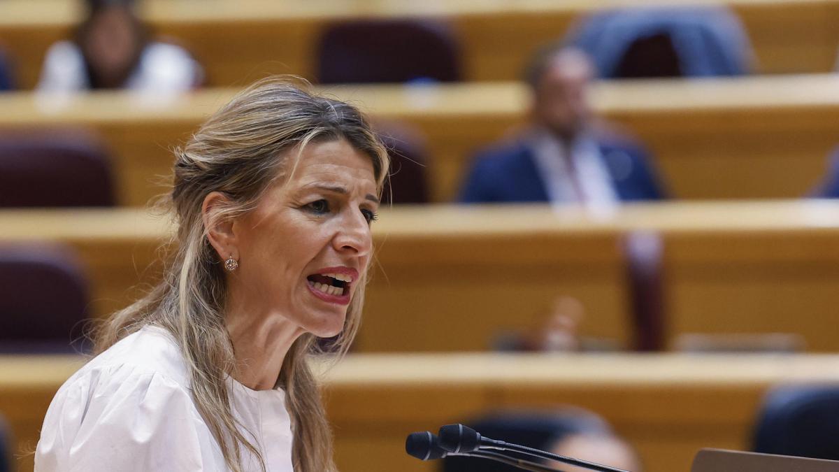Yolanda Díaz says she has received threats after the filtration of her data and those of several ministers