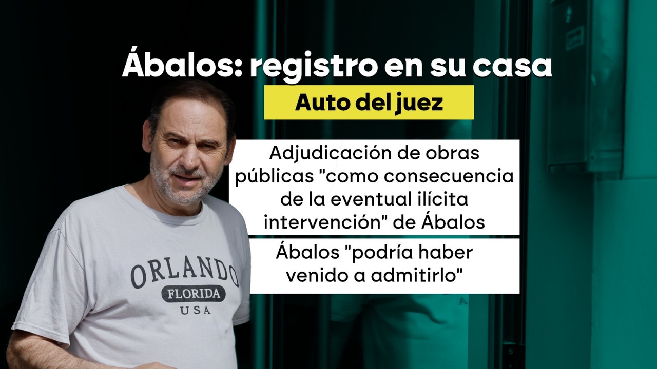 The UCO finds “recordings” that involve Ábalos in the Amaño de Contracts “in exchange for commissions”